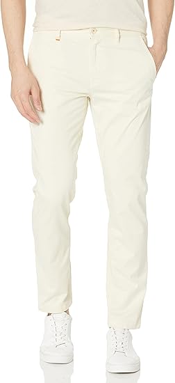 BOSS Men's Tapered Fit Cotton Blend Trousers