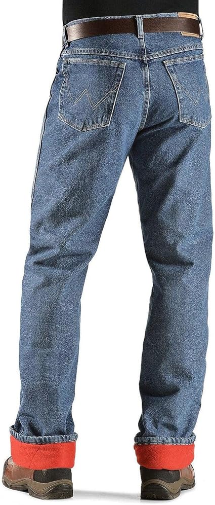 Wrangler Mens Rugged Wear Thermal Jeans