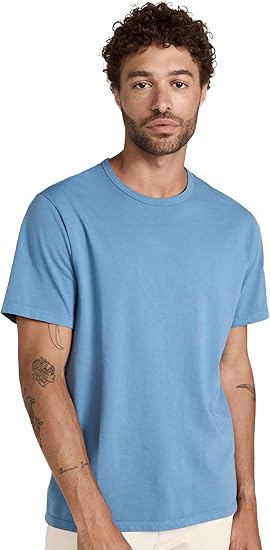 Vince Men's Garment Dye Short Sleeve Shirt