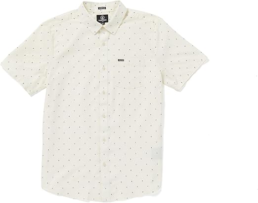 Volcom Men's Honestone Woven Short Sleeve Button Down Shirt