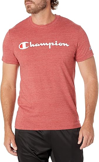 Champion Men'S Powerblend Crewneck Short Sleeve Tee (Retired Colors)