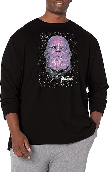 Marvel Big & Tall Thanos Men's Tops Short Sleeve Tee Shirt