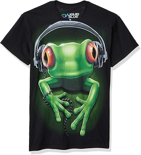 Liquid Blue Men's Frog Rock T-Shirt