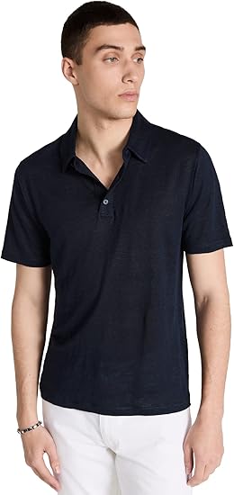 Vince Men's Linen Polo