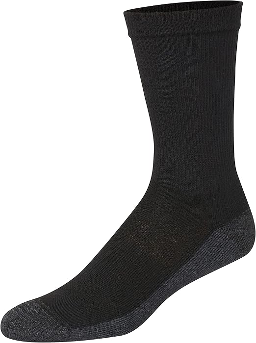 Hanes Men's Hanes Men's Socks, X-temp Cushioned Crew Socks, 12-pack