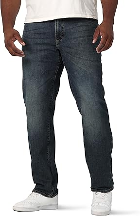 Lee Mens Big and Tall Extreme Motion Relaxed Straight Jean