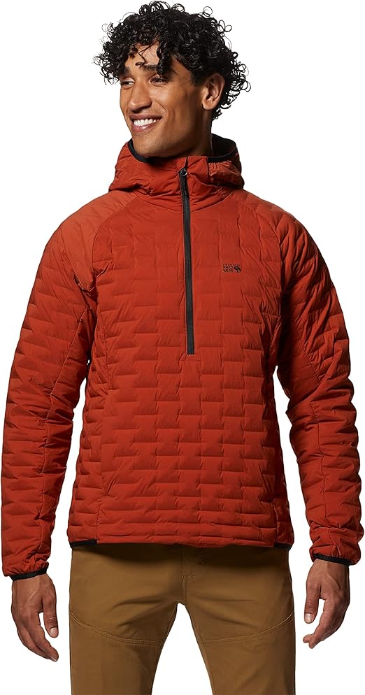 Mountain Hardwear Men's Stretchdown Light Pullover for Backpacking, Hiking, Climbing, and Casual Wear | Insulated and Durable