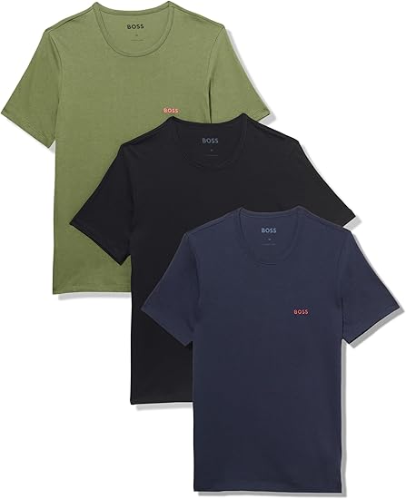 BOSS Men's Three Pack Classic Short Sleeve T-Shirt