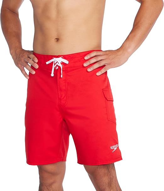 Speedo Mens Guard Swim Trunk Knee Length Boardshort Volley