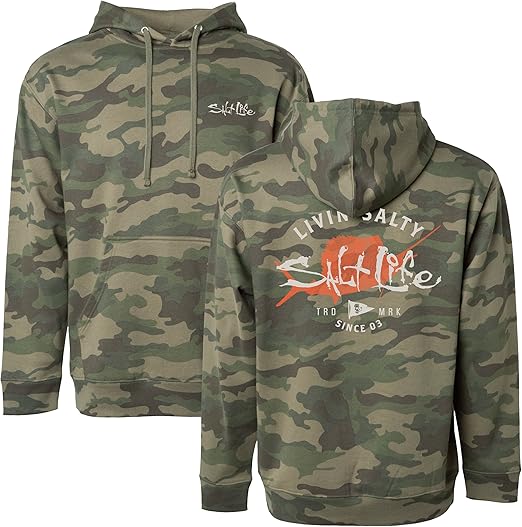 Salt Life Men's Camo Salty Sailin Hoodie