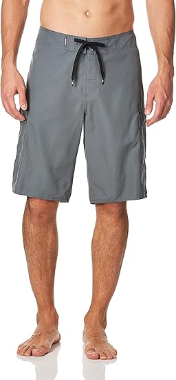 Quiksilver mens Manic 22 Inch Length Cargo Pocket Boardshort Swim Trunks, Iron Gate, 29 US