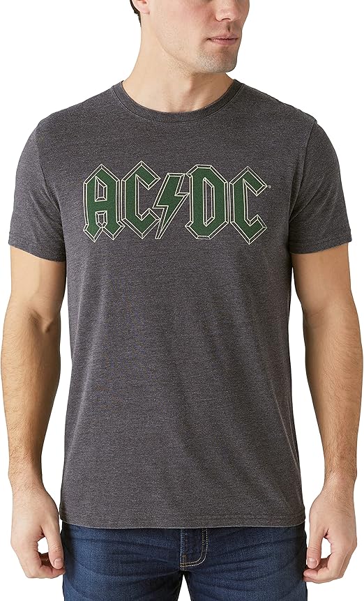 Lucky Brand Men's ACDC Clover Logo Tee