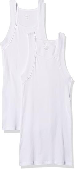 Evolve Men's Cotton Comfort Square Cut Tank Multi Pack