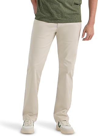 Lee Mens Flat Front Slim Straight Pant