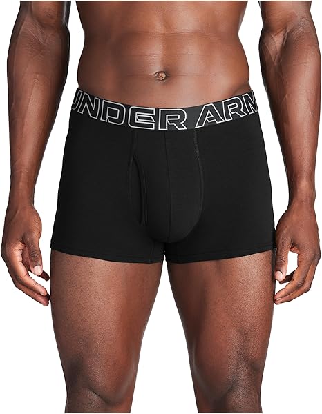 Under Armour Men's 3-Pack Performance Cotton Boxer Brief, 3