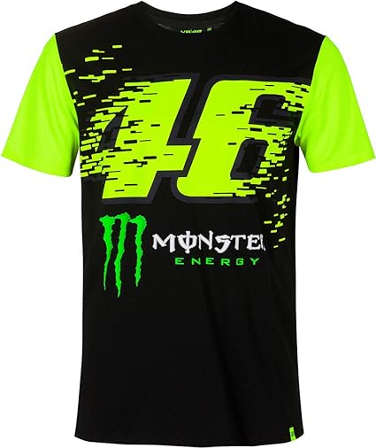 Valentino Rossi T-Shirt Monster Energy 46 M,Black,Man