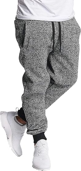 Southpole Men's Marled Fleece Sweatpants - Regular and Big & Tall Sizes