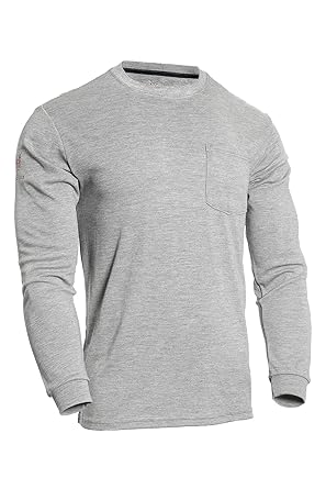 DRIFIRE Men's Standard Power Dry Long Sleeve, Gray