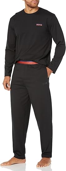 BOSS Men's Ombre Detail Sleeve Shirt and Pant Lounge Set