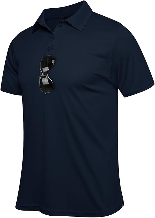 MEETWEE Polo Shirts for Men Golf Shirts Quick Dry Short Sleeve Tactical Shirts Collared Shirt Moisture Wicking Tennis T-Shirt