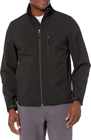 Amazon Essentials Men's Water-Resistant Softshell Jacket