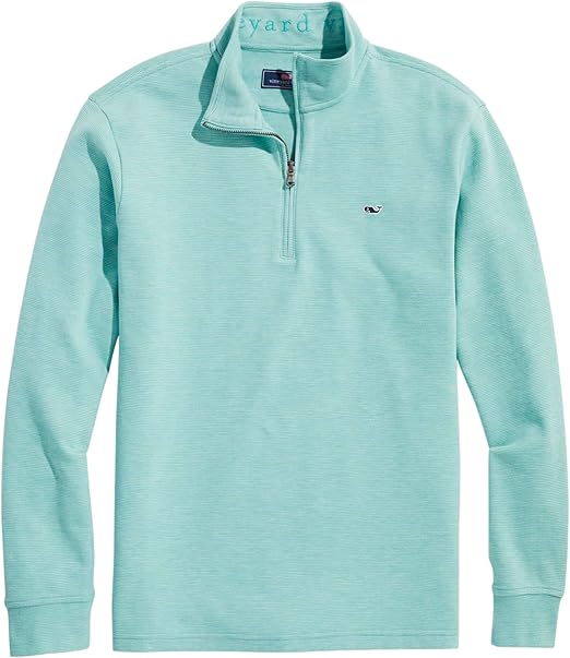 vineyard vines Men's Saltwater Quarter-Zip Pullover Sweater