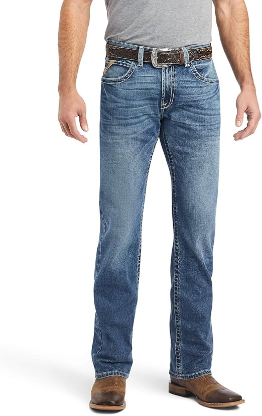 ARIAT mens M5 Straight Bauer Straight Jean