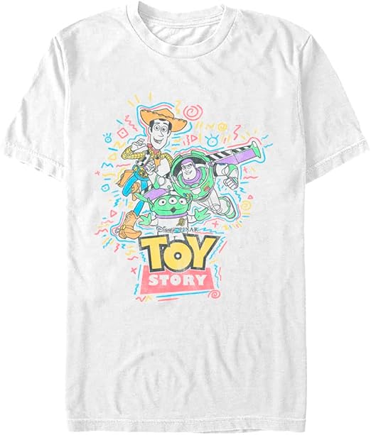 PIXAR Story New Toys on The Block Short Sleeve Tee Shirt