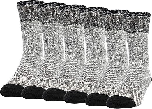 Gildan Mens Full Cushion Heavy Duty Crew Socks