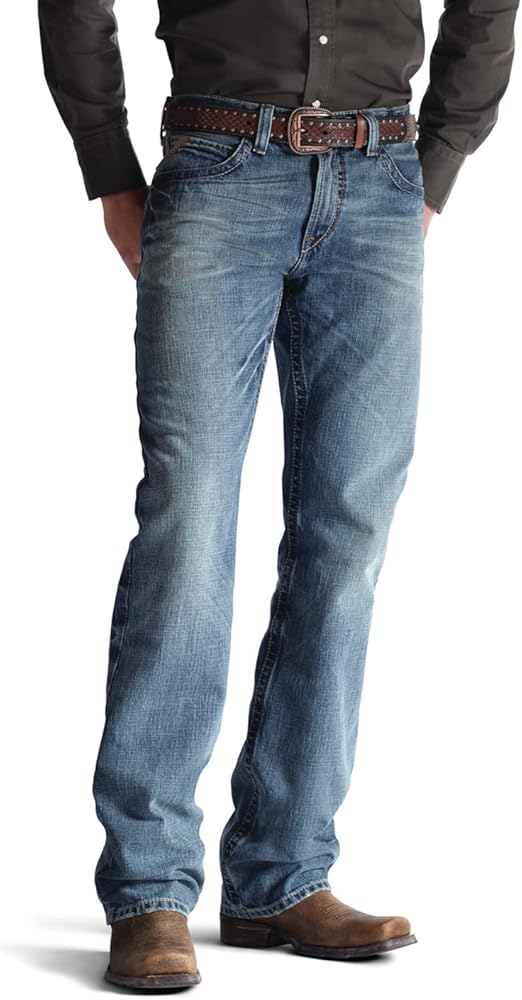 ARIAT mens M4 Low Rise Scoundrel Boot Cut Jean