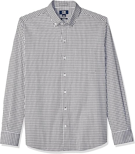 Cutter & Buck Men's Wrinkle Resistant Stretch Long Sleeve Button Down Shirt