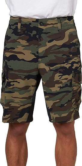 O'NEILL Men's GI Jack 20 Inch Hybrid Shorts - Water Resistant Mens Cargo Shorts with Elastic Waist and Pockets