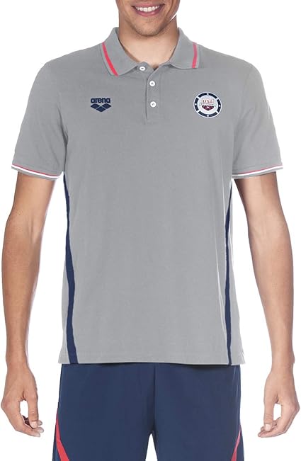 ARENA Standard Official USA Swimming National Team Unisex Polo Shirt