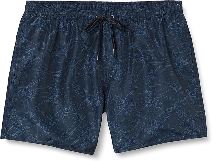 Armani Exchange Men's Eagle Print Swimsuit