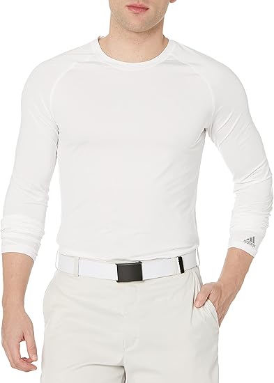 adidas Men's UPF Base Layer Long Sleeve Golf Top