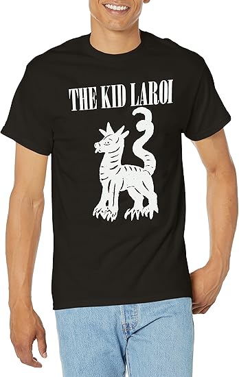 Sony Unisex-Adult Standard The Kid Laroi Eotw Black Sketch Tee