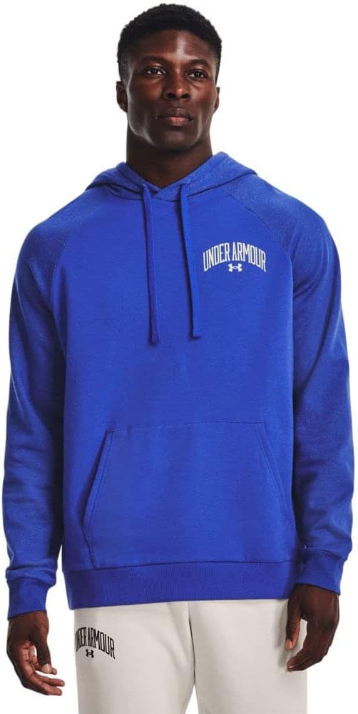 Under Armour Men's Rival Wordmark Colorblock Hoodie