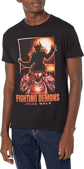 Juice WRLD Unisex-Adult Standard Fighting Demons Tee