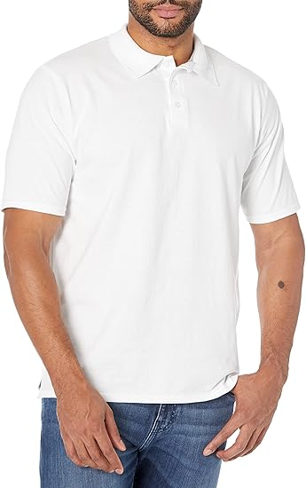 Hanes Men's FreshIQ Polo Shirt, Men’s X-Temp Polo Shirt, Moisture-Wicking Performance Polo Shirt