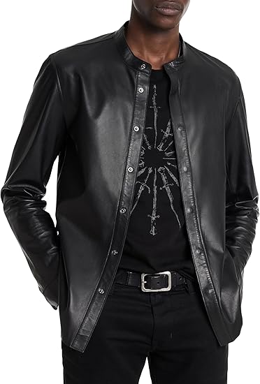 John Varvatos Men's Bernard Shirt Jacket