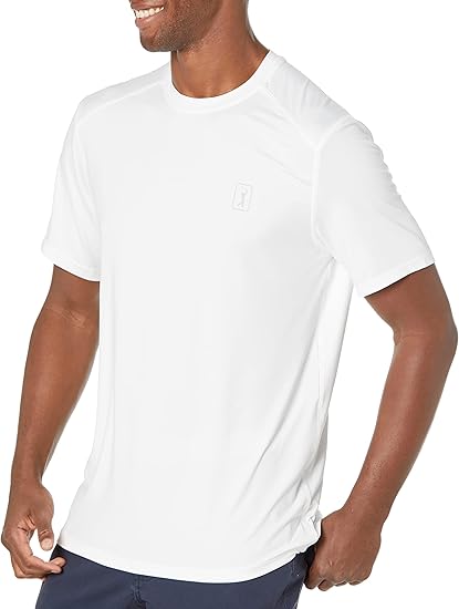 PGA TOUR Men's Short Sleeve Crew Neck Golf Tee Shirt