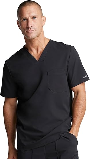 Cherokee Men's V-Neck Scrubs Top