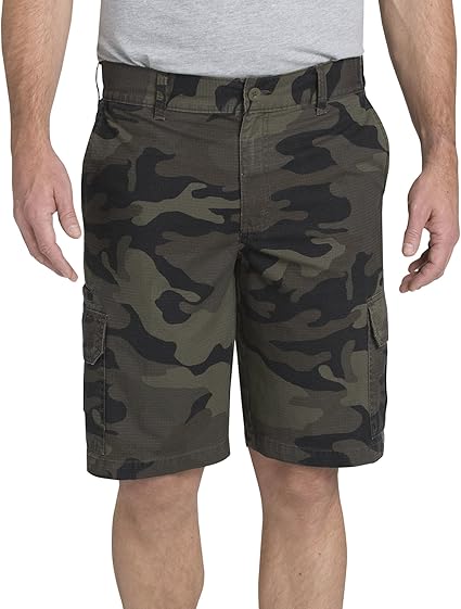 Dickies Men's Relaxed Fit 11 Inch Lightweight Ripstop Cargo Short