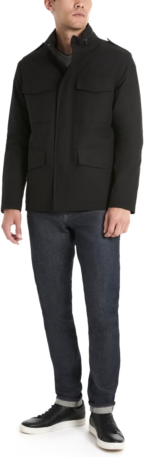 Ben Sherman Men's Beekman Casual Military Jacket