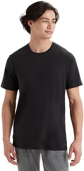 Icebreaker Men's Cool-lite Short Sleeve Cotton T Basic Casual Shirt