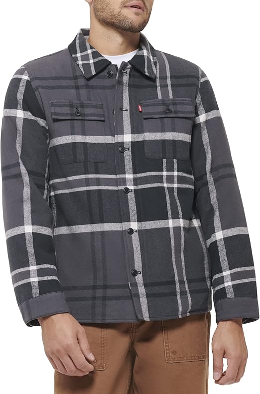 Levi's Men's Classic Plaid Shirt Jacket