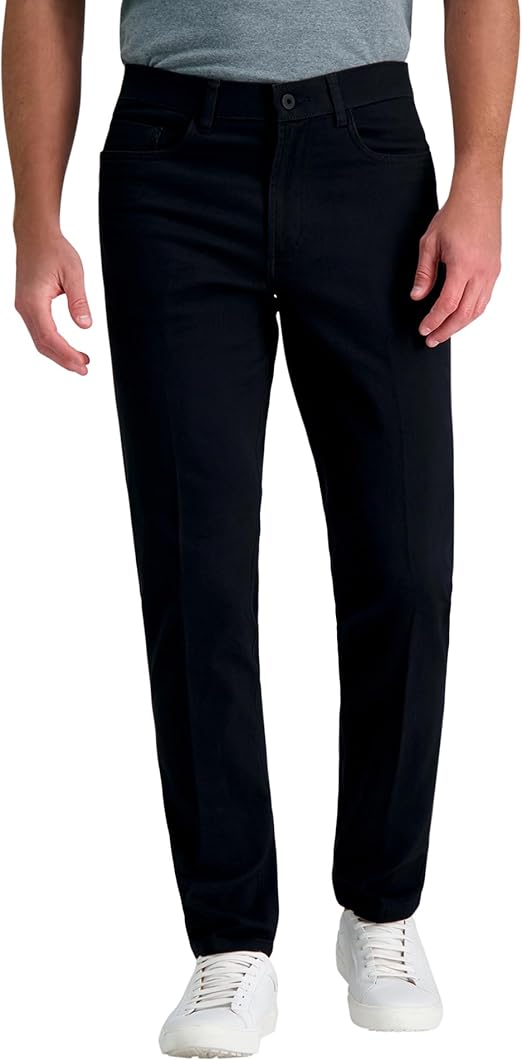 Kenneth Cole REACTION Men's Flex Waist Slim Fit 5 Pocket Casual Pant-Regular and Big and Tall