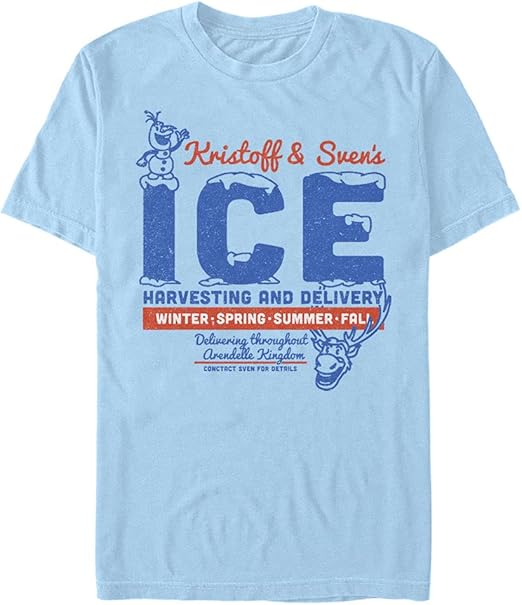 Disney Men's Frozen Ice Man T-Shirt