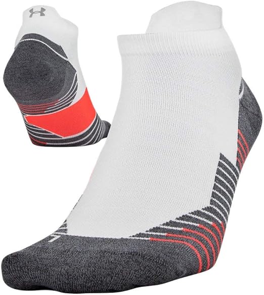 Under Armour Adult Run No Show Tab Socks, 1-Pair