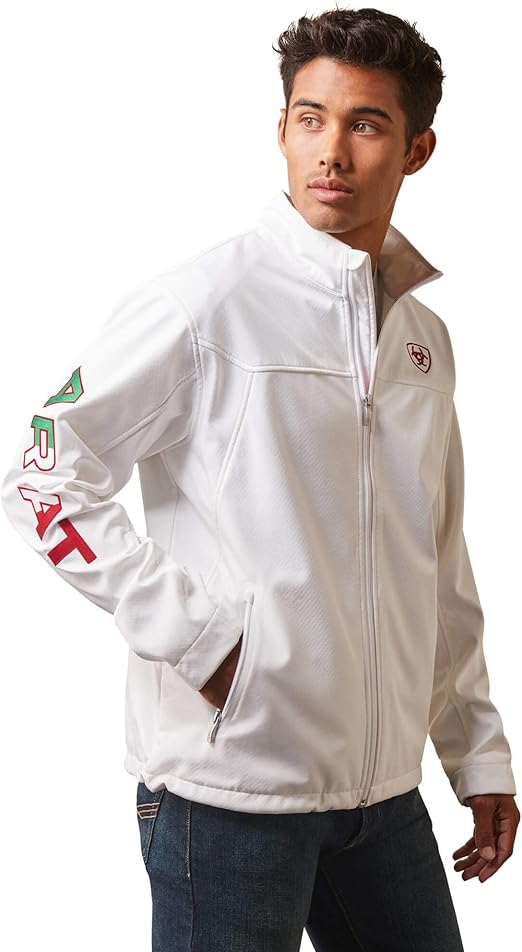 ARIAT Mens New Team Softshell Mexico Jacket